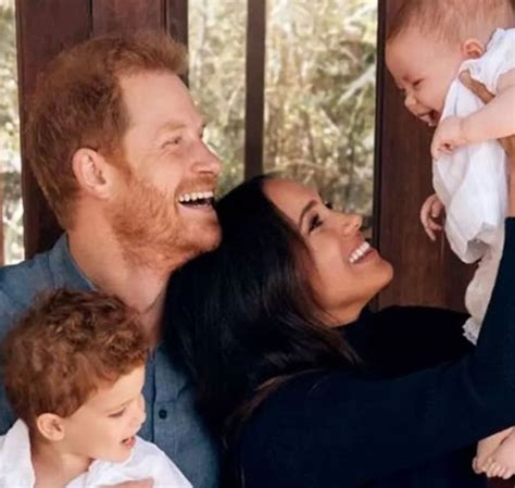 Principe Harry e Meghan Markle con il figlio Archie