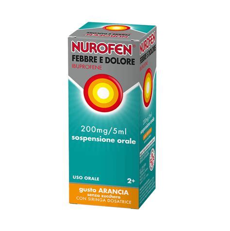 Diagramma che mostra il dosaggio di Nurofen per adulti e adolescenti