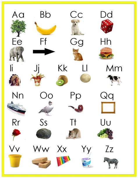 Alfabeto illustrato per bambini