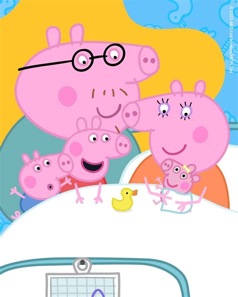 Mamma Pig con Evie neonata
