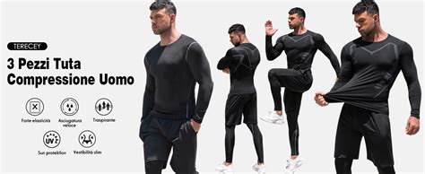Schema tuta compressione E-liner per sciatori