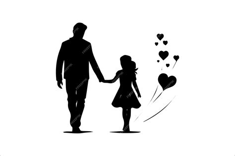 Immagine stilizzata di un padre autoritario e una figlia spaventata
