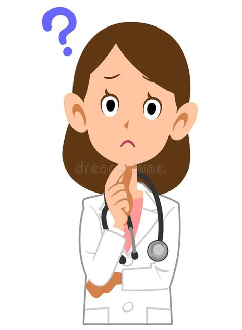 Donna che riflette sulla scelta di un medico