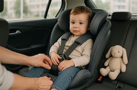 seggiolino auto posizionato correttamente in auto