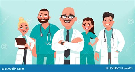 Gruppo di specialisti medici di diverse discipline