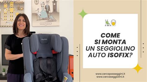 schema di montaggio seggiolino isofix