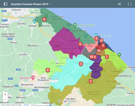 Mappa delle zone di conflitto storico