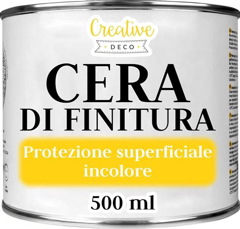 Applicazione della finitura a cera naturale