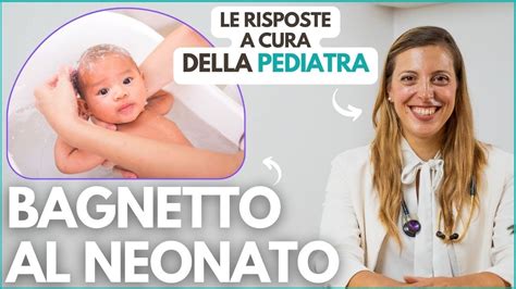 Illustrazione anatomica semplificata su come sorreggere il neonato durante il bagnetto