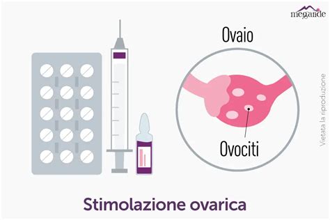 infografica sui potenziali rischi e benefici della stimolazione ovarica