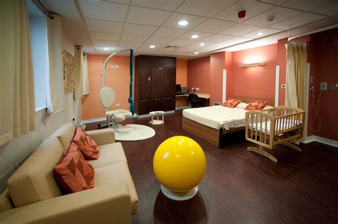 Modern birthing room interior