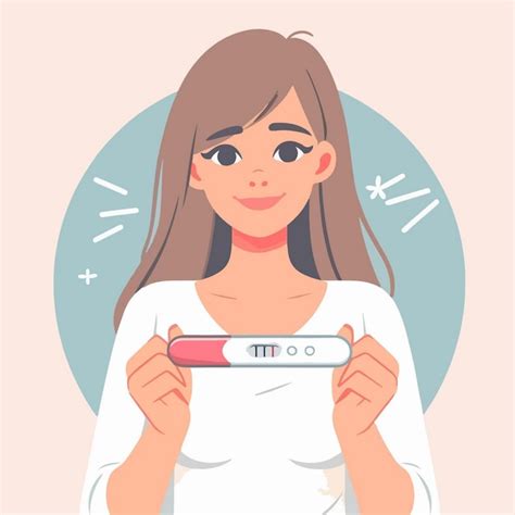 Pregnancy test illustration