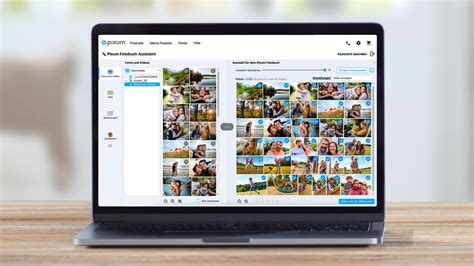 Interfaccia software creazione fotolibro