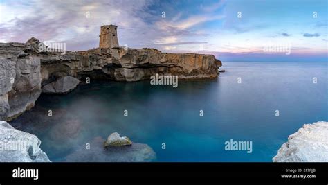 Torre Cesarea al tramonto