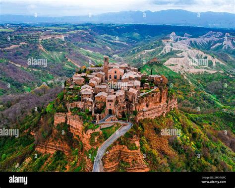 Veduta panoramica di Civita di Bagnoregio