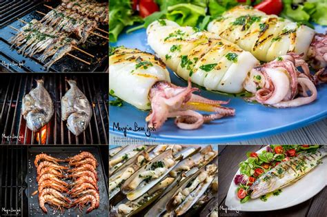 Piatto di pescato alla griglia fresco