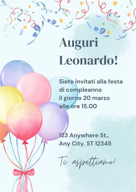 esempio di invito interattivo per la nascita