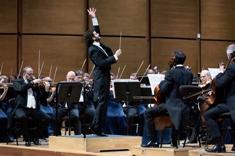 L'orchestra sinfonica durante un'esecuzione dal vivo