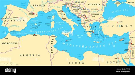 mappa diffusione alfabeto nel mediterraneo