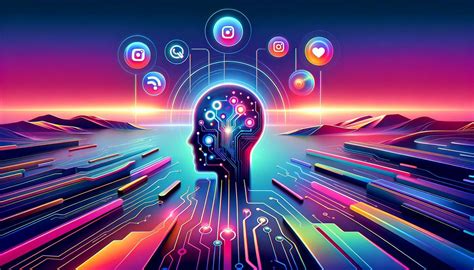 rappresentazione simbolica del mondo dei social media e delle dinamiche digitali moderne