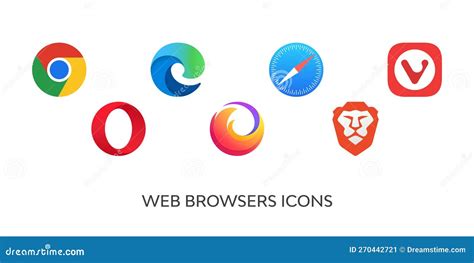 Icone di browser web compatibili