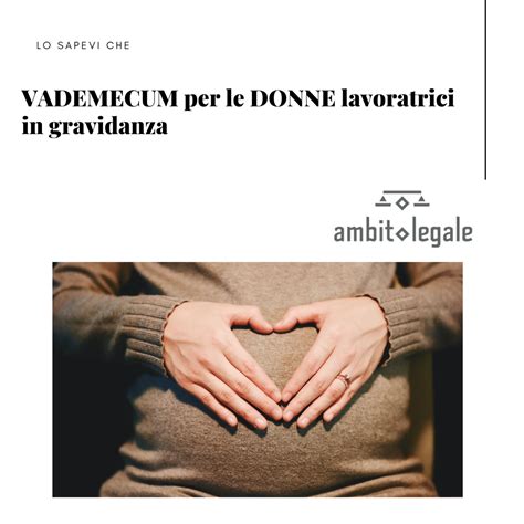 Infografica sui diritti delle lavoratrici in gravidanza