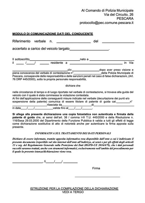 Infografica processo comunicazione dati conducente multa