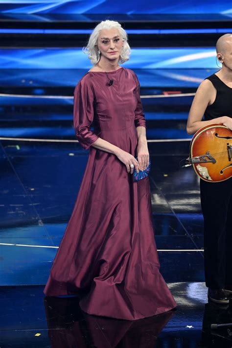 Drusilla Foer sul palco del Festival di Sanremo