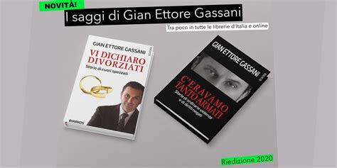 Copertine dei principali libri di Gian Ettore Gassani e presentazioni editoriali