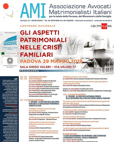 Infografica sulla struttura dell'Associazione Avvocati Matrimonialisti Italiani (AMI)