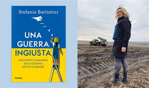 Ritratto di Stefania Battistini durante un reportage in area di crisi