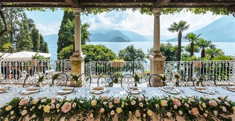 Vista suggestiva di una location per matrimoni sul Lago di Como