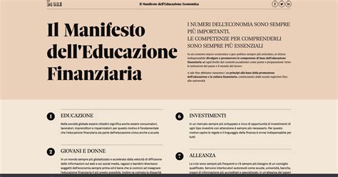 Grafico sulla diffusione dell'educazione finanziaria