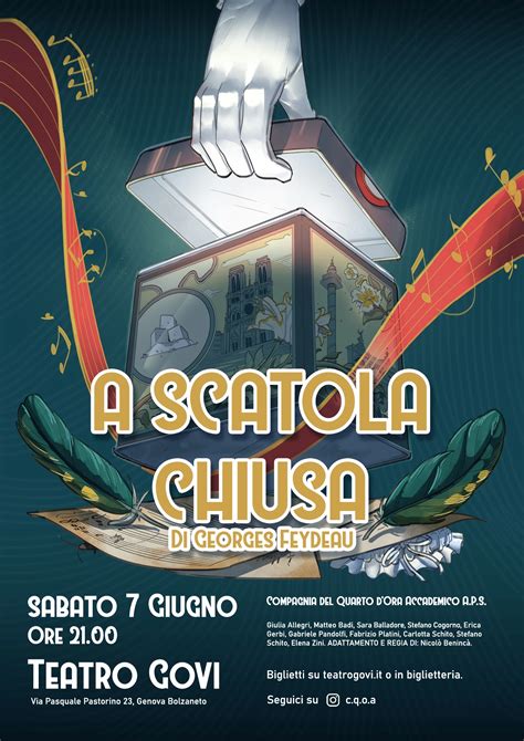 Un dettaglio di una locandina teatrale che richiama l'epoca degli anni '90