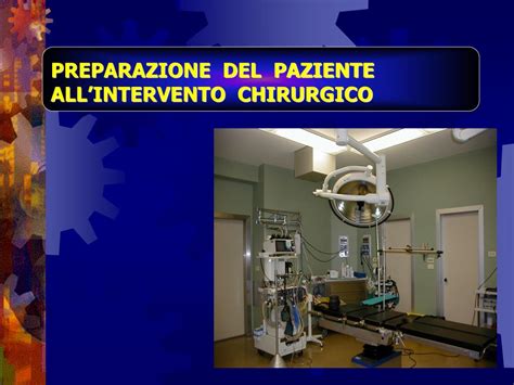 Preparazione del paziente per intervento chirurgico