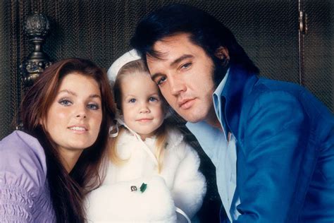 Elvis Presley e la piccola Lisa Marie Presley