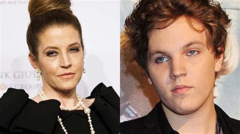Lisa Marie Presley con il figlio Benjamin Keough