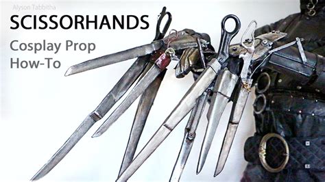 DIY Edward Scissorhands hands tutorial