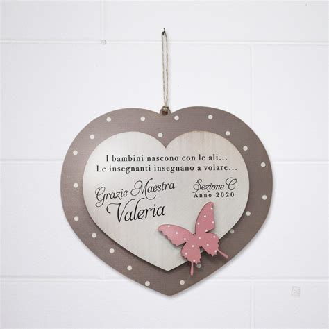 Targhetta a cuore Ty con nome e data di nascita