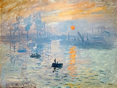 Impression, soleil levant di Claude Monet