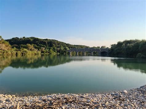 La foce del Fiume Sangro nell'Adriatico