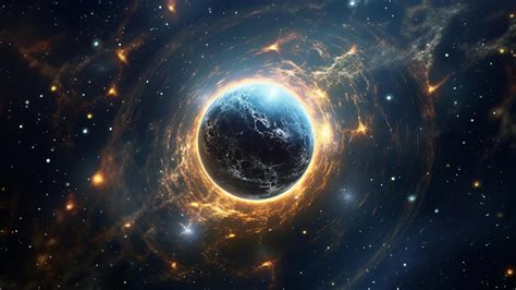 rappresentazione artistica del caos primordiale e dell'esplosione cosmica
