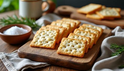 ingredienti naturali per crackers fatti in casa