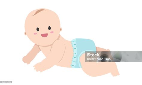 illustrazione schematica di un neonato che indossa un pannolino lavabile moderno