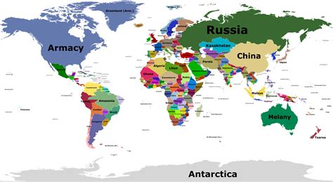 Mappa geopolitica contemporanea