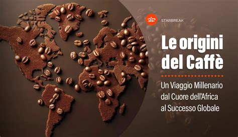 Mappa dell'espansione storica del caffè dalle origini etiopi all'Europa