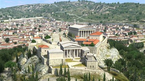 Ricostruzione architettonica dell'Acropoli di Sparta