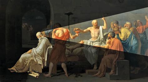 Rappresentazione storica di pensatori come Socrate e Platone