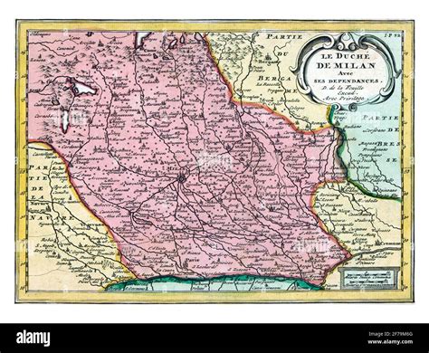 Map of the Duchy of Milan