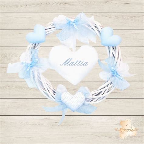 Fiocchi nascita personalizzati con nome